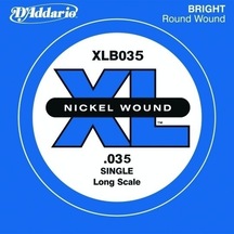 D'Addario Nickel Wound Single Long Scale .035 - XLB035 Bas Gitar