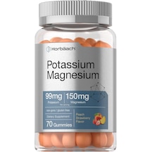 Horbäach Potassium Magnesium 70 Gummies Aromasız