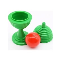 Lb Yeşil Renk Sihirli Kupa Top Kaybetme Oyunu 7 Cm