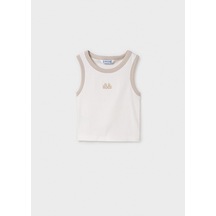 Kız Çocuk Tshirt 6032 10/16 Yaş Ekru