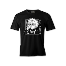 Hunter X Hunter - Killua Zoldyck Siyah Erkek Tshirt