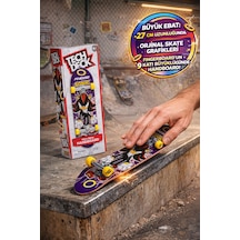 Tech Deck Finesse X Sonic The Hedgehog Handboard El Kaykayı Mini Skateboard 27 Cm 6+ Oyuncak Figürlü