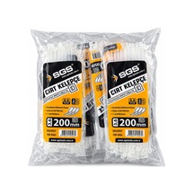 Sgs Tools Plastik Cırt Kelepçe 3.6x200mm Beyaz- 10'li Paket