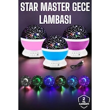 M.i Ve Mor Işıklı Projeksiyon Lambası Çok Renkli 44362267