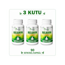 Relaxon 1500 Mg 3 Kutu 90 Bitkisel Kapsül Relaxon Takviye Edici Gıda