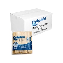 Supertrend Bambu Cips Çatalı 9cm 100lü X 100 Paket Koli