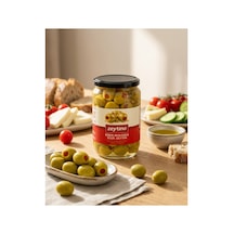 Biberli Yeşil Zeytin 400 Gr 141/160 4xl Cam Kavanoz