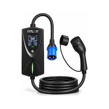 7 Kw 32a Taşınabilir Elektrikli Araç Şarj Cihazı Type 2 5 Metre Kablo Ip67 2 Yıl  - 938842549