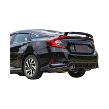 Honda Civic Fc5 2016-2021 Uyumlu Ayaklı Bagaj Üstü Spoiler Pianoblack İthal Abs Plastik