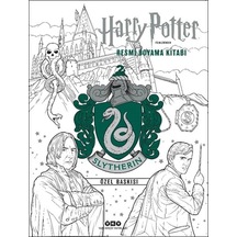 Harry Potter Filmlerinden Resmi Boyama Kitabı Slytherin Özel Baskısı
