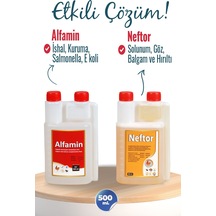 2'li Set Kuşlar İçin Neftor Hırıltı + Alfamin Kuruma Seti 500ml