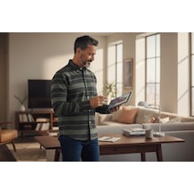 Klasik Cotton Uzun Kollu Terletmeyen Kışlık 2 Renkli Çizgili Gömlek Regular Kalıp Yeşil Klasik Cotton Uzun Kollu Terletmeyen Kışlık 2 Renkli Çizgili Gömlek Regular Kalıp Yeşil