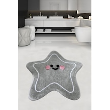 Procyon Gri 90X90 Banyo Halısı