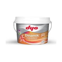 Dyo Dinamik Mat Silikonlu Silinebilir İç Cephe Duvar Boyası Renk:grafit Tozu Miktar:2,5 L 2.5 L