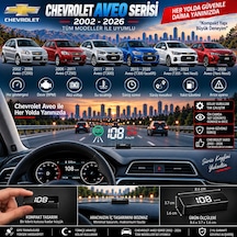 Chevrolet Aveo Serisi 2003-2026 Modeller İçin Head Up Display Hayalet Gösterge Ekranı Ön Cam Hız Göstergesi