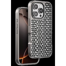 Apple iPhone Uyumlu 16 Pro Brand Kapak - Gümüş Bz8683140763602