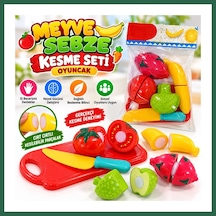 Bezos Enf-39236 Meyve Sebze Kesme Seti Oyuncak Bzs01