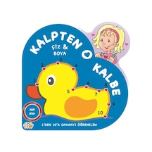 Kalpten Kalbe Çiz Boya - Mavi Kitap