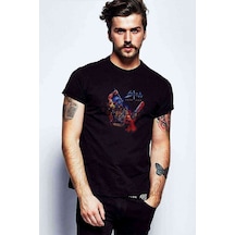 Sodom Code Red Baskılı Siyah Erkek Tshirt
