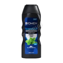 3 Adet Biomen Şampuan Siyah Mentol + Çinko Tüm Saçlar 400 Ml