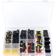 Ximistore9 408 Parça Su Geçirmez Araç Elektrik Kablosu Bağlantı Seti - 1/2/3/4 Pinli, Taşınabilir Kutu İle