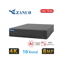 Dahua Zn-nvr1108m 10 Kanal 1x14tb Hdd Destekli 8mp Kamera Destekli 4k Nvr Kayıt Cihazı