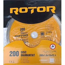 Elmas Disk 200x1.6x25.4 Sürekli - Seramik, Taş Ve Mermer Kesmek İçin