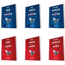 Limit Kurumsal Tyt Fizik + Kimya + Biyoloji Konu Anlatım Föyleri + Soru Seti 6 Kitap