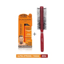 Fontenay Saç Şekillendirici Pudra Toz Wax Ultra Strong Turuncu 20gr + 1016 Tarak'ı 2'li Set