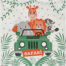 Peçete Safari Pastel Renkli Pk:20 +3