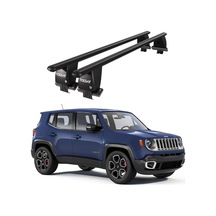 Royal Jeep Renegade 2014 Ve Sonrası Uyumlu Siyah Kilitli Ara Atkı Port Bagaj Tavan Barı