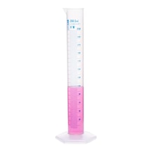 Isolab Mezür - Uzun From - P.P - B Kalite - Mavi Skala - 500 Ml