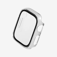 Apple Watch İle Uyumlu Kasa Koruyucu Kılıf, 360 Tam Koruma, Ekran Koruyuculu Klasik Tasarım, Series 10/11 42mm / 46mm, 45mm, 44mm, 41mm, 40mm, 38mm Şeffaf, 40mm Çok Renkli