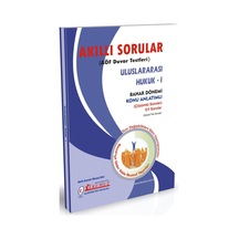 İlkumut Yayınları - Uluslararası Hukuk - 1 - Konu Anlatımlı - Çözümlü Sorular
