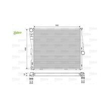 Motor Su Radyatoru Bmw N47 N46 M54 M57 E83 Valeo 17113400013