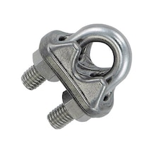 Paslanmaz Krom Klemens. Halat Klemensi. 8mm