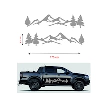 Off Road - Yan Kapı Sticker- Dağ Çam Doğa 175x27cm 2 Adet