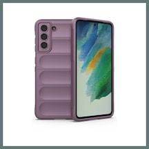 Bezos Samsung Galaxy Uyumlu S22 Plus Kılıf Optimum Silikon - Mor Ventra