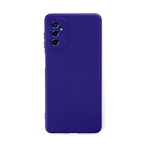 Samsung Galaxy Uyumlu M52 5g Kılıf Nano İçi Kadife Silikon - Mor Bz8683140313517