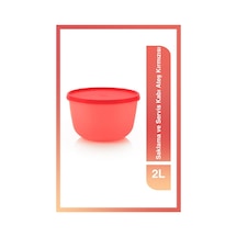 Tupperware Saklama Ve Servis Kabı 2l Ateş Kırmızısı