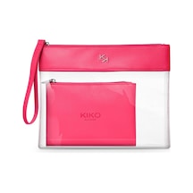Kiko Makyaj Çantası Transparent Beauty Case 002 Fuchsia
