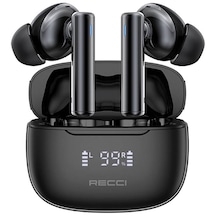 Recci REP-W77 TWS Bluetooth 5.3 Kulak İçi Kulaklık Siyah