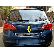 Opel Corsa E Formlu Krom Bagaj Alt Çıtası P. Çelik 2015 Üzeri N11.9629
