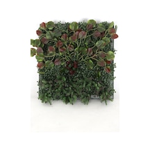 Yapay Çiçek Deposu Yapay Dikey Bitki Hazır Duvar Paneli 55 Cm X 55 Cm Model 14