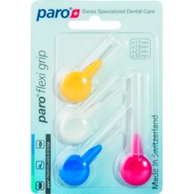 Paro Flexi Kauçuk Saplı Arayüz Fırçası 4'lü Çok Renkli Paro Flexi Kauçuk Saplı Arayüz Fırçası 4'lü Çok Renkli