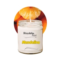Doğal Özel Seri Kokulu Dekoratif Kavanoz Mum 210 Cc - Mandalina Esansı - Ryl Çok Renkli