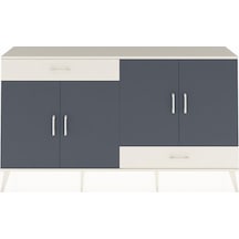 Arges Konsol 5 Raflı 2 Çekmeceli 4 Kapaklı 176x30x99 Aytaşı-antra Aytaşı-antrasit/aytaşı