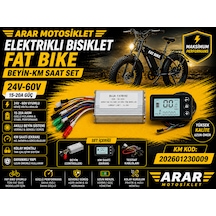 Elektrikli Bisiklet Fat Bıke 24v-60v 15-20a Beyin-km Saat Set-3054