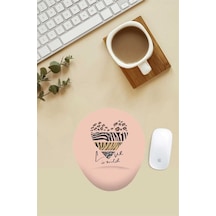 Kalpli Hayvan Desenli Bilek Destekli Mouse Pad Mousepad