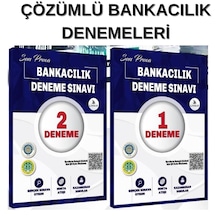 Bankacılık Sınavları Hazırlık-çözümlü Bankacılık Sınavı 2'li Set
